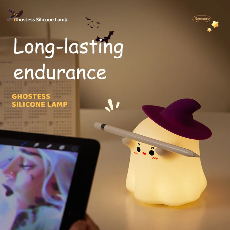 Mushroom Ghost Lamp