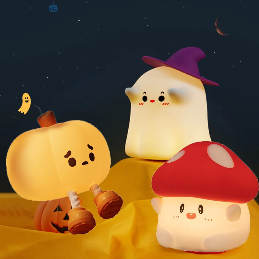 Mushroom Ghost Lamp