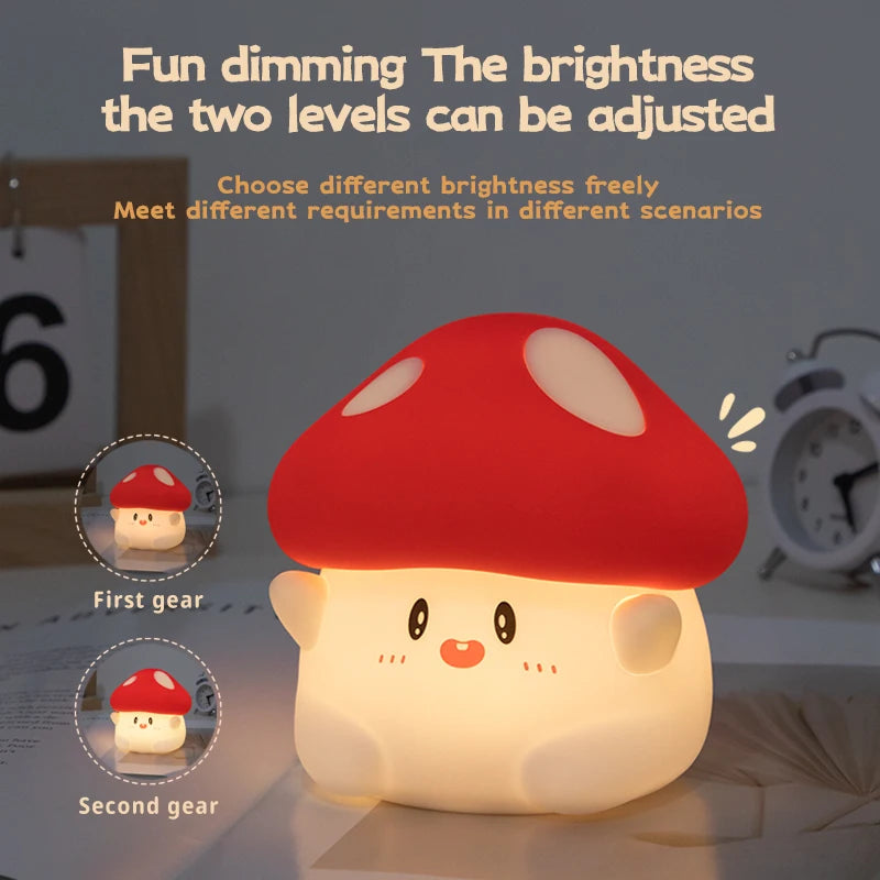 Mushroom Ghost Lamp