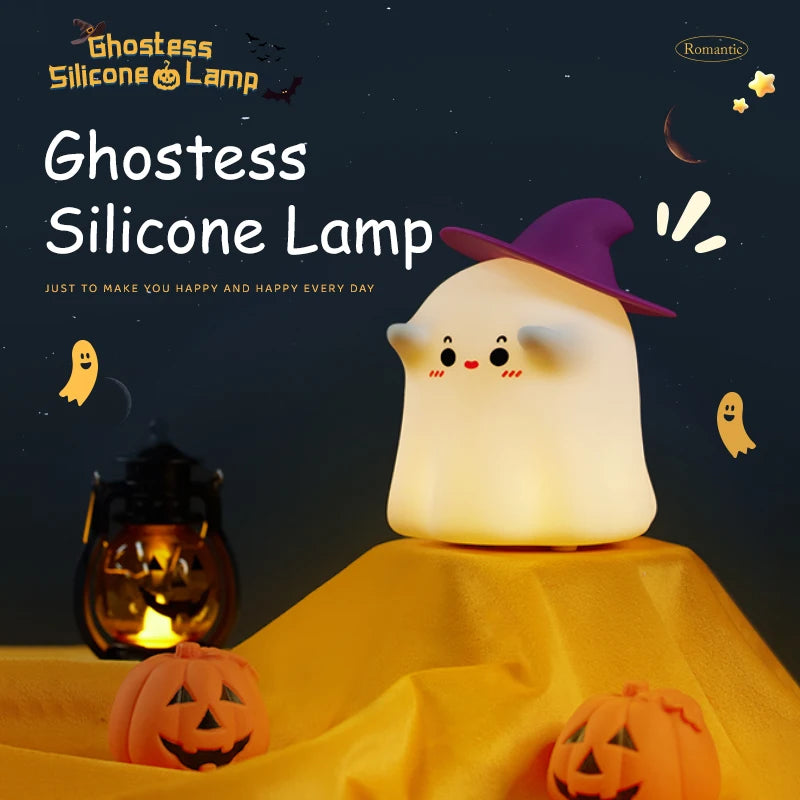 Mushroom Ghost Lamp